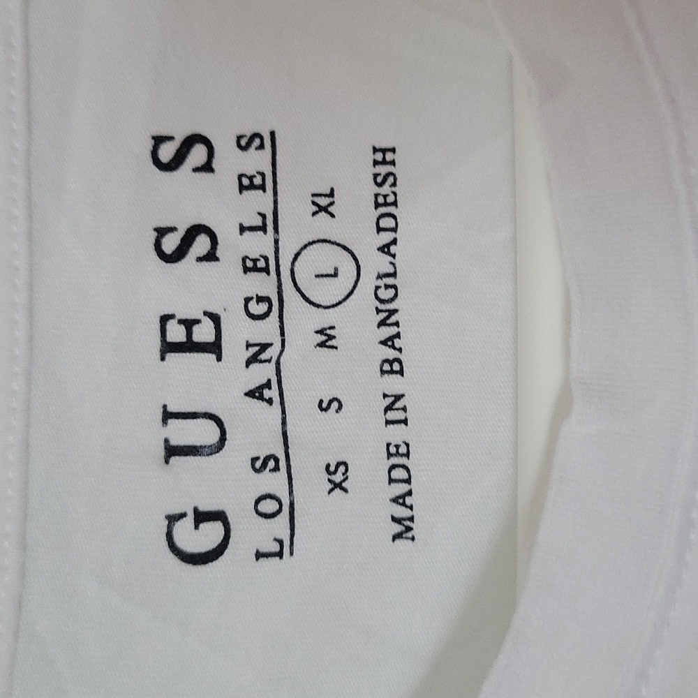 GUESS  Original Logo T-Shirt size L - Picture 4 of 13